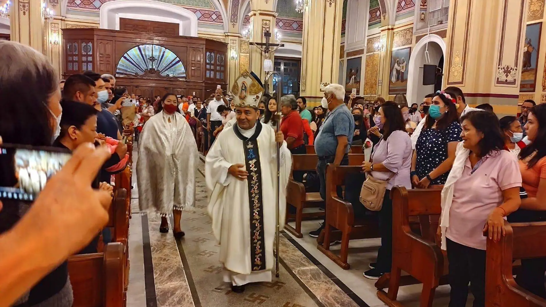 Dieron ceremonia a la Virgen de Guadalupe